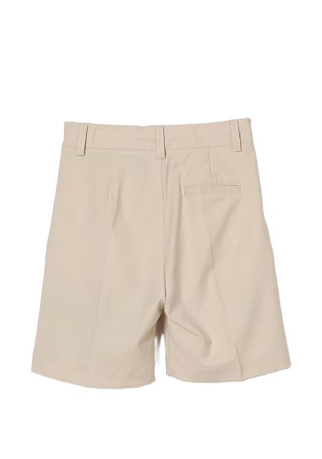 Bermuda con pieghe PAOLO PECORA KIDS | PP4230BEIGE